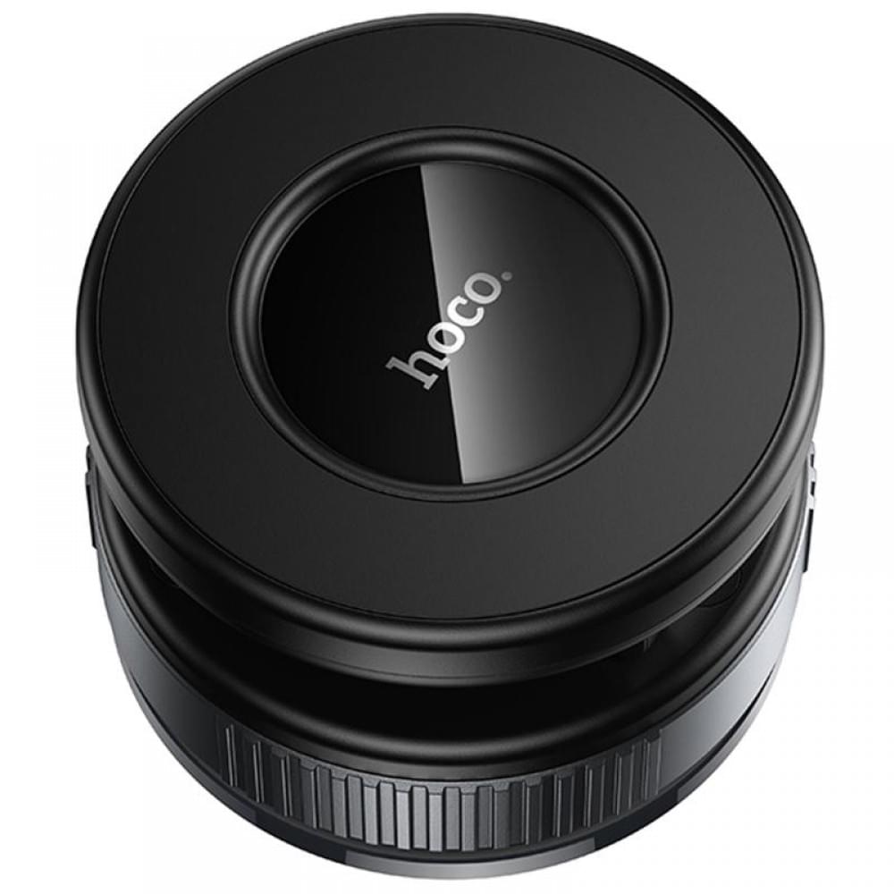 Автотримач Hoco H86 Dragon manual suction cup magnetic (universal) Black / Metal gray