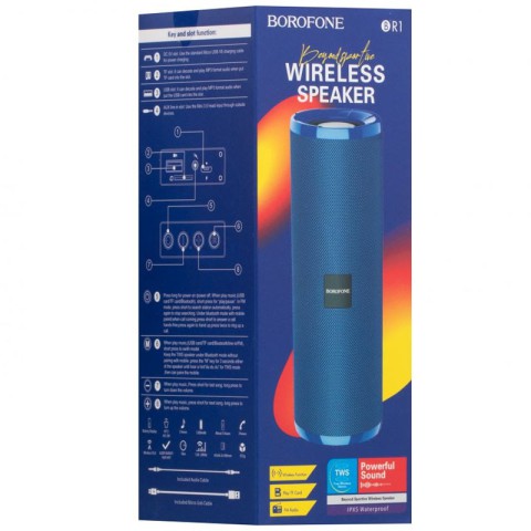 Bluetooth Колонка Borofone BR1 Blue