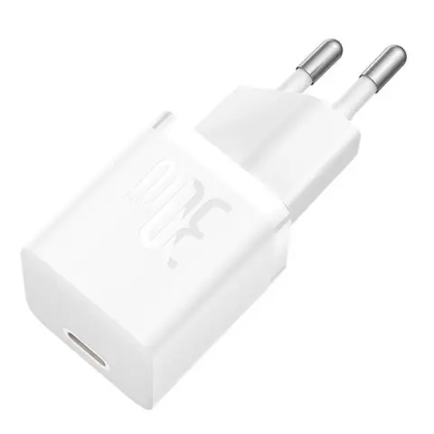 МЗП Baseus GaN5 Fast Charger (mini) PD30W (1USB-C) (CCGN070) White