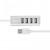 Перехідник HUB Hoco HB1 USB to USB 2.0 (4 port) (1m) Срібний