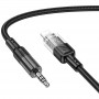 Аудио кабель Aux Hoco UPA27 Spirit transparent (Lightning to AUX 3.5mm) (1.2m)