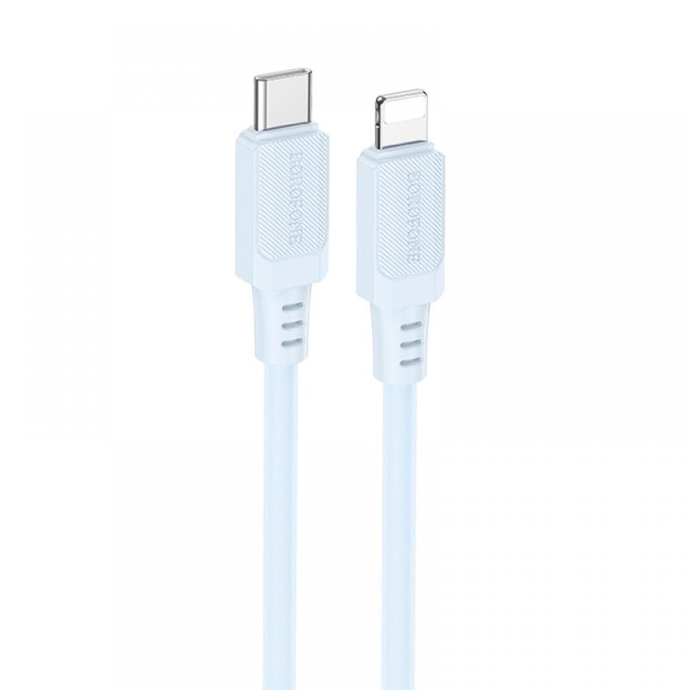 Дата кабель Borofone BX115 Lotto Type-C to Lightning 27W (1m) Blue
