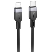 Дата кабель Hoco X109 Energy silicone Type-C to Lightning (2m) Black