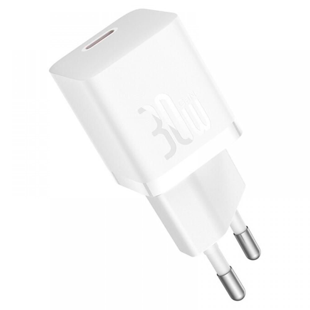 МЗП Baseus GaN5 Fast Charger (mini) PD30W (1USB-C) (CCGN070) White