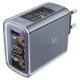 МЗП Acefast A45 Exploration series PD65W GaN (2*USB-C+USB-A) Mica gray