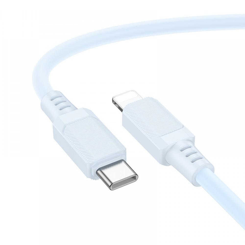 Дата кабель Borofone BX115 Lotto Type-C to Lightning 27W (1m) Blue