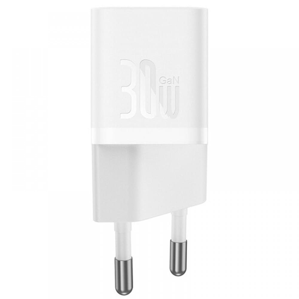 МЗП Baseus GaN5 Fast Charger (mini) PD30W (1USB-C) (CCGN070) White