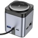 Перехідник HUB Hoco HB49 Effortless 9in1 100W з БЗП Metal gray