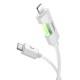 Дата кабель Hoco U123 Regent colorful 27W Type-C to Lightning (1.2m)