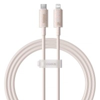 Дата кабель Baseus Habitat Series Fast Charging Type-C to Lightning 20W (2m) (P10360201) Wheat Pink