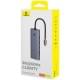 Перехідник HUB Baseus UltraJoy 10-Port (Type-C to HDMI+VGA+USB3.0*3+PD+RJ45+SD/TF3+3.5mm) (80C8) Slate Grey Перехідник HUB Baseus UltraJoy 10-Port (Type-C to HDMI+VGA+USB3.0*3+PD+RJ45+SD/TF3+3.5mm) (80C8) Slate Grey