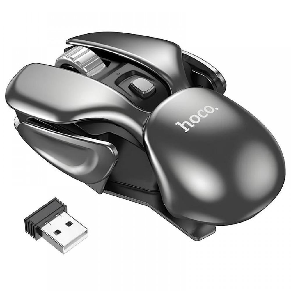 Миша ігрова Hoco DI43 Silent Click 2.4G Black