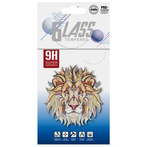 Упаковка для захисного скло Lion Ukr (конверт) Білий / Синій