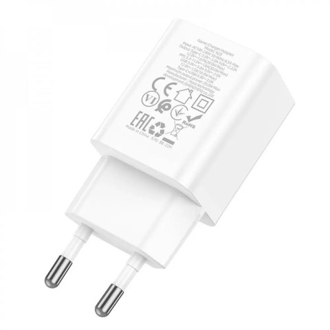 МЗП Hoco N28 Founder PD20W+QC3.0 (1USB-A/1C) White