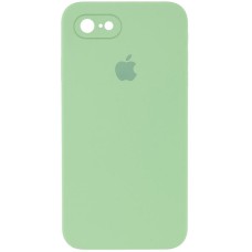Чохол Silicone Case Square Full Camera Protective (AA) для Apple iPhone 6/6s (4.7") М'ятний / Mint