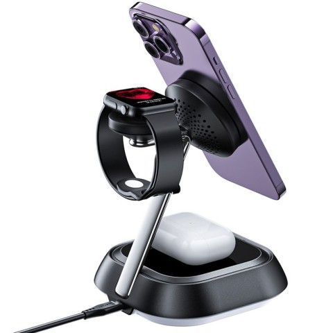 БЗП Acefast E16 desktop 3-in-1 Black