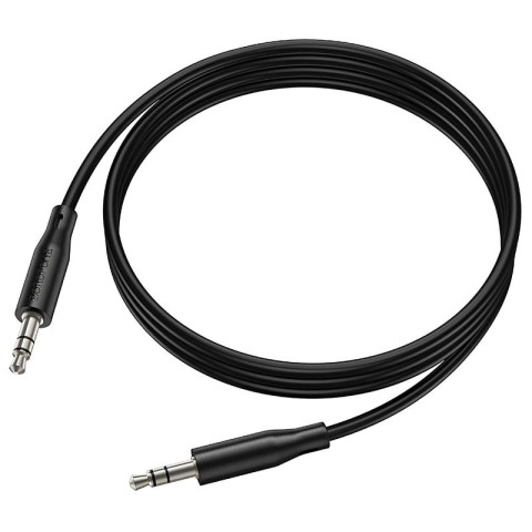 Аудіо кабель Aux Borofone BL26 Standard (1m) Black