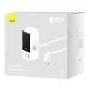 МЗП Baseus OS PowerCombo Digital PowerStrip+Retractable-C 65W (1USB-A/1C/2Socket) (1.5m) (PSLR000) Glacier White