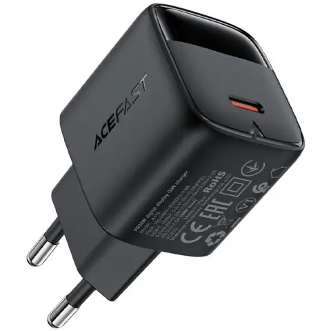 МЗП Acefast A115 PD30W GaN (1USB-C) Black