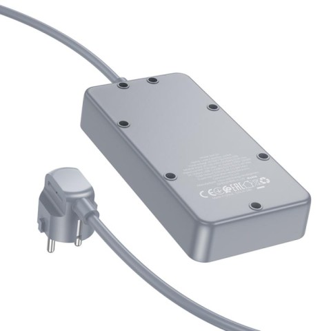 Подовжувач Borofone BAC2A (3USB-A/1C/3xSocket) (1.5m) Black