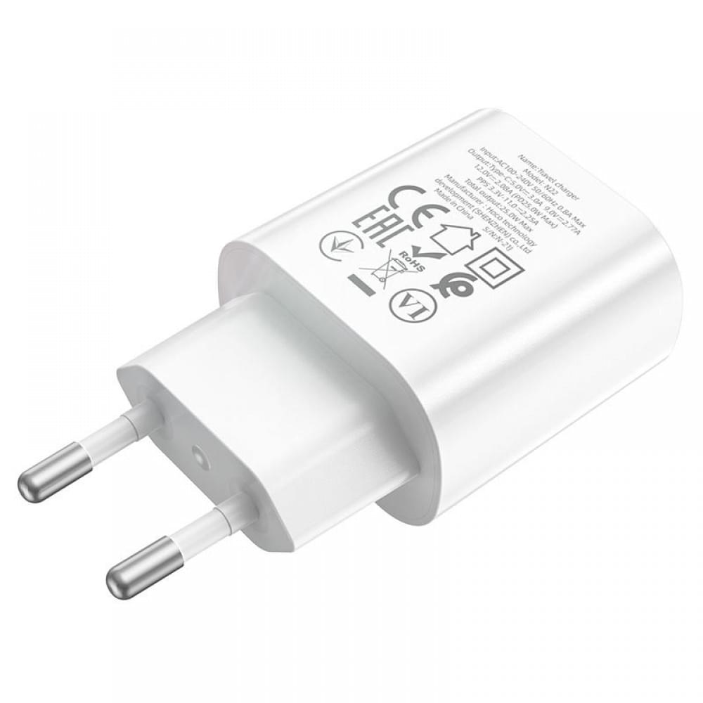 МЗП Hoco N22 Jetta PD25W (1USB-C) Білий
