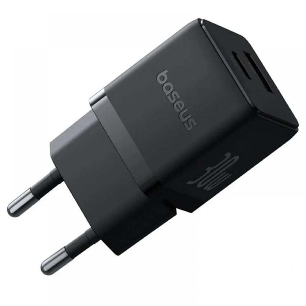 МЗП Baseus Palm Fast Charger 30W (1USB-A/1C) (P1011160A) Cluster Black