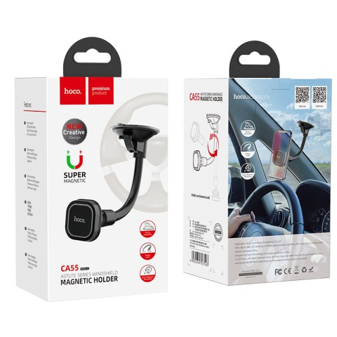 Автотримач Hoco CA55 магнітний Чорно - сірий