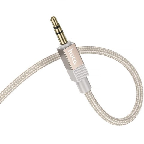 Аудіо кабель Aux Hoco UPA32 Clever (1m) Gold