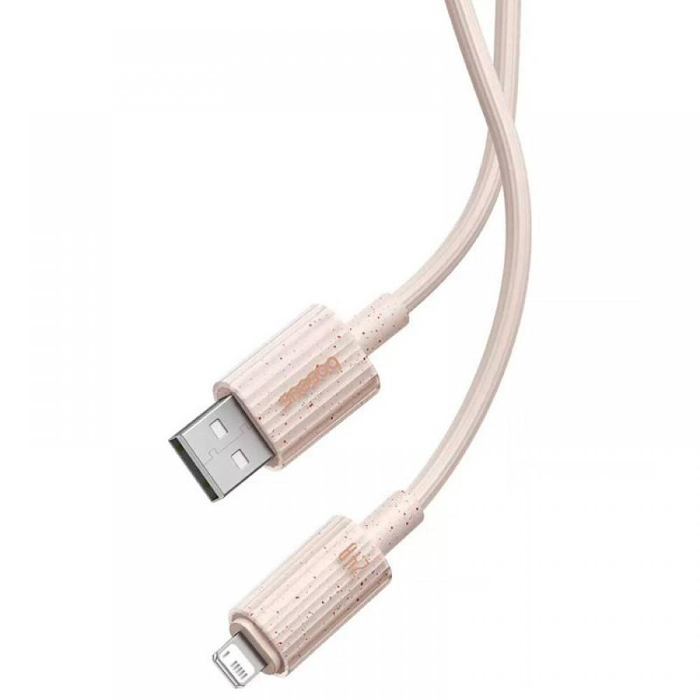 Дата кабель Baseus Habitat Series Fast Charging Type-C to Lightning 20W (2m) (P10360201) Wheat Pink