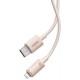 Дата кабель Baseus Habitat Series Fast Charging Type-C to Lightning 20W (2m) (P10360201) Wheat Pink Дата кабель Baseus Habitat Series Fast Charging Type-C to Lightning 20W (2m) (P10360201) Wheat Pink