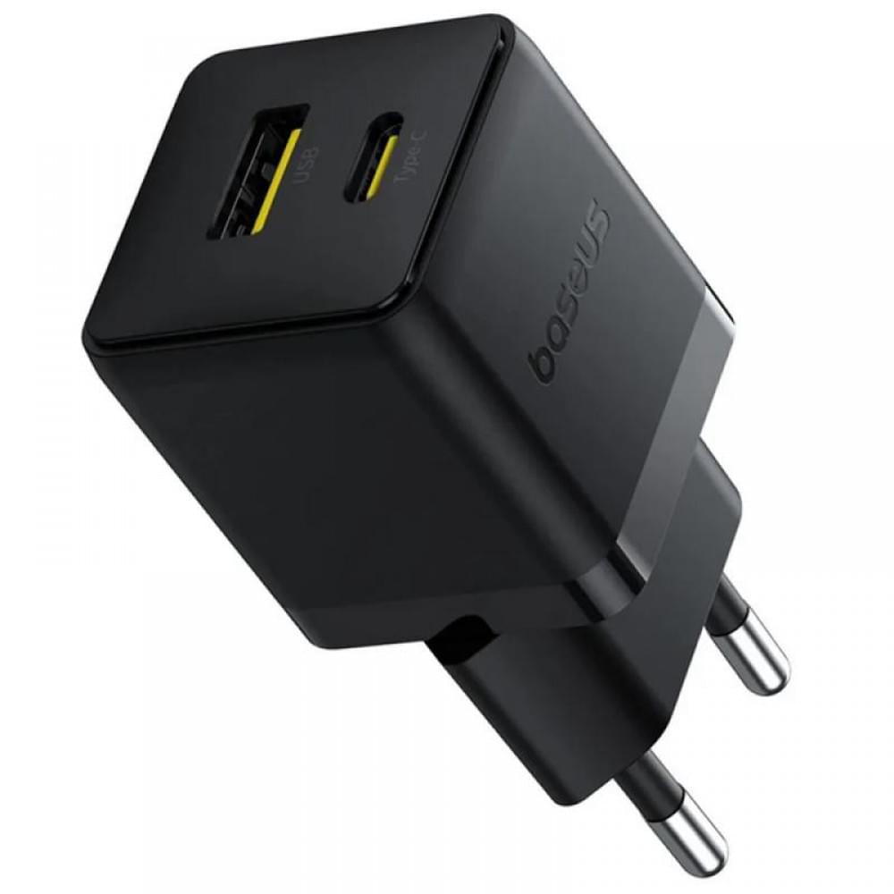 МЗП Baseus Palm Fast Charger 30W (1USB-A/1C) (P1011160A) Cluster Black