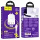 МЗП Hoco N33 Start PD35W (1USB-A/2C) + кабель Type-C to Lightning White
