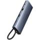 Перехідник HUB Baseus UltraJoy 10-Port (Type-C to HDMI+VGA+USB3.0*3+PD+RJ45+SD/TF3+3.5mm) (80C8) Slate Grey Перехідник HUB Baseus UltraJoy 10-Port (Type-C to HDMI+VGA+USB3.0*3+PD+RJ45+SD/TF3+3.5mm) (80C8) Slate Grey