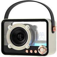 Bluetooth колонка QD05 Retro Style Biege