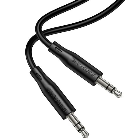 Аудіо кабель Aux Borofone BL26 Standard (1m) Black