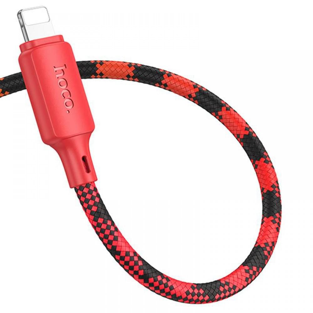 Дата кабель Hoco X116 Meridian Type-C to Lightning 27W (1m) Gradient Red Mix