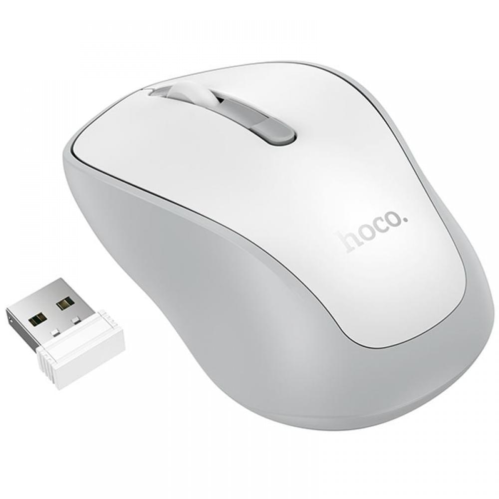 Миша бездротова Hoco GM41 Exciting dual-mode White