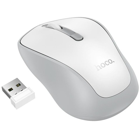 Миша бездротова Hoco GM41 Exciting Bluetooth + 2.4G White