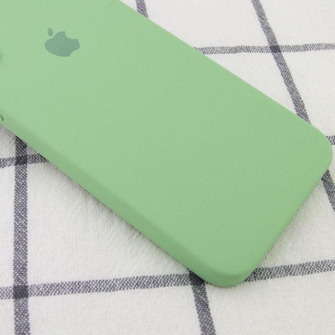 Чохол Silicone Case Square Full Camera Protective (AA) для Apple iPhone 6/6s (4.7") М'ятний / Mint