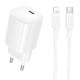 МЗП Borofone BA103A Pudding PD20W (1USB-C) + кабель Type-C to Lightning White