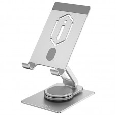 Підставка для планшетов WIWU ZM107 Desktop Rotation Stand For Tablet up to 12.9 inch Silver