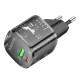МЗП Borofone BN17 Sunlight PD20W+QC3.0 (1Type-C/1USB) + Type-C to Type-C Transparent black