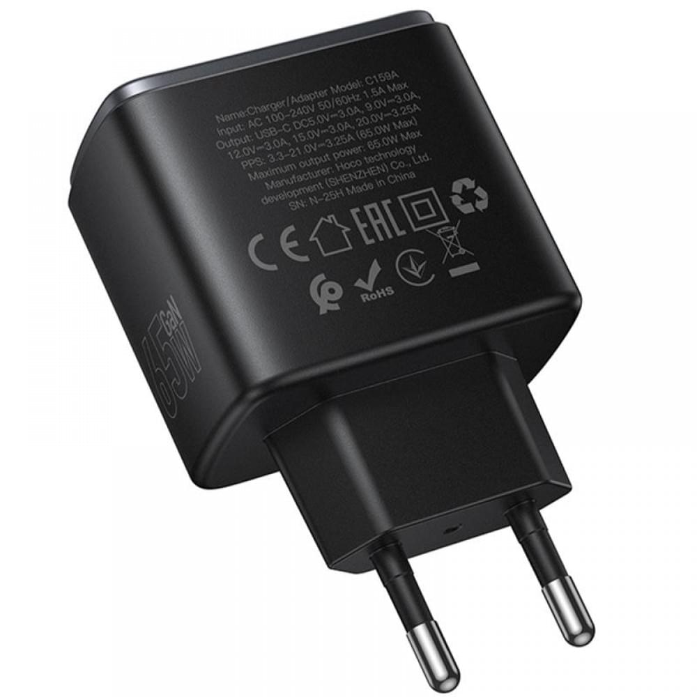 МЗП Hoco C159A Upgrade PD65W (1USB-C) Black