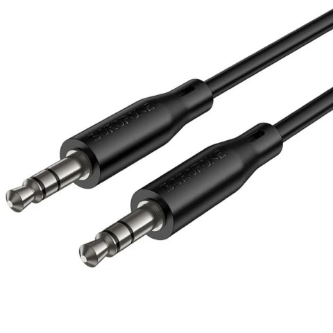 Аудіо кабель Aux Borofone BL25 Nice (1m) Black