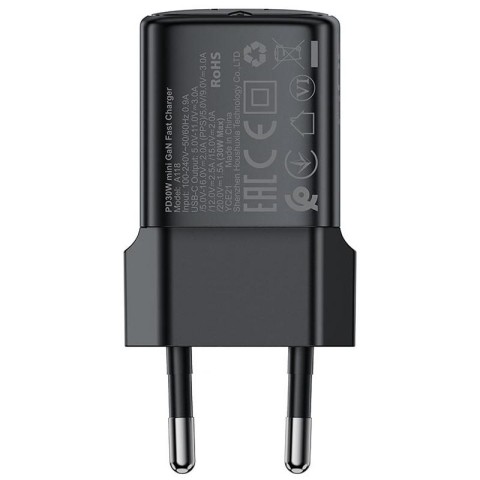 МЗП Acefast A118 PD30W GaN (1USB-C) Black
