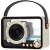 Bluetooth колонка QD05 Retro Style Biege Bluetooth колонка QD05 Retro Style Biege