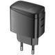МЗП Hoco CS62A Bright PD45W (2USB-C) Black