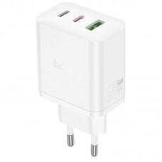 МЗП Hoco N51 Scenery PD65W (1USB-A/2C) White