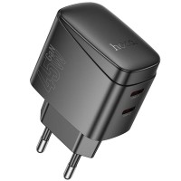 МЗП Hoco CS62A Bright PD45W (2USB-C) Black