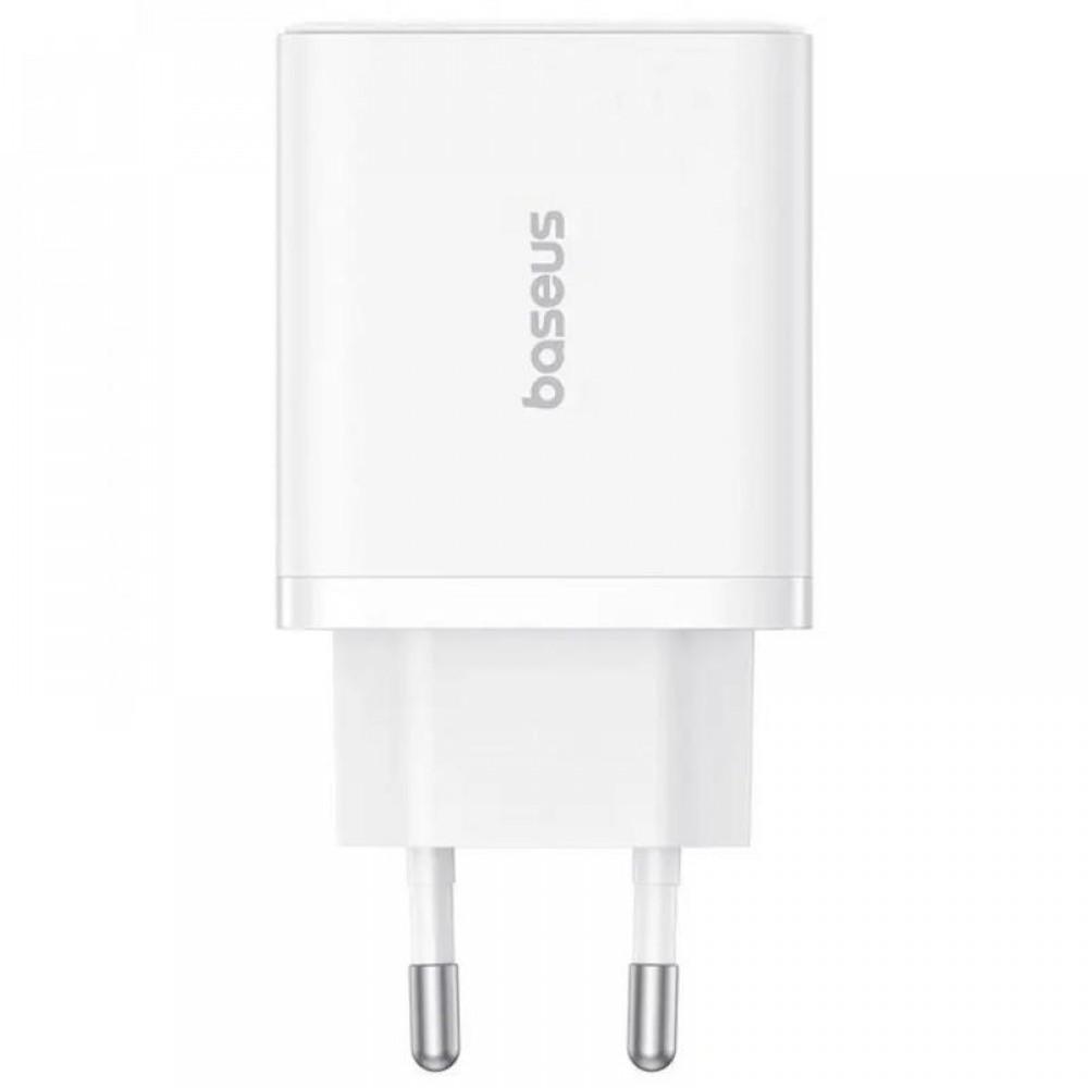 МЗП Baseus Cube Pro Fast Charger PD30W (1USB-A/1C) (P10111404) Moon White